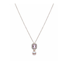 Load image into Gallery viewer, Pinkly - 18K Rose Gold - Pink Sapphire 0.27CT- Diamond - Pearl