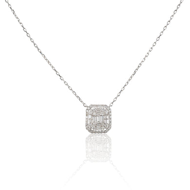 Ella- Natural Diamond - VS/SI- 18K White Gold