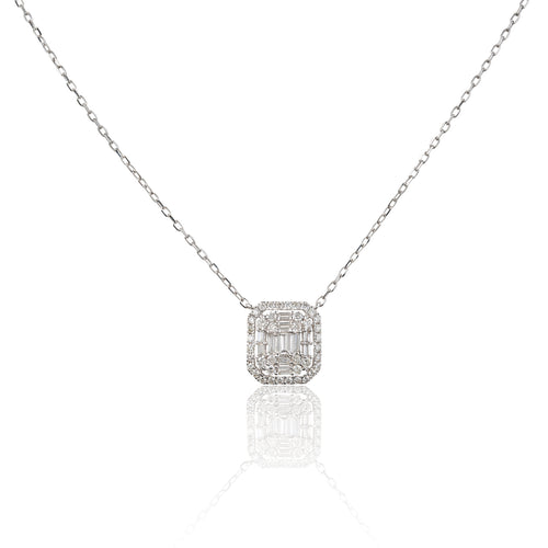 ELLA Luxe  -   0.35ct/ VS Diamond Necklace /18K White Gold